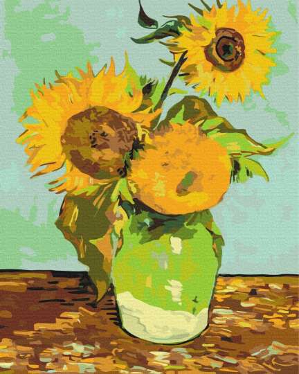 Вінсент Ван Гог "Три соняшники у вазі"
