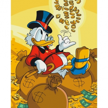 Картина по номерам "Scrooge McDuck" 11576-AC 40х50 см