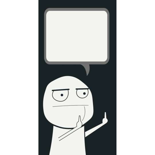 Открытка по номерам "Fuck you" 16111-AC 40х80 см