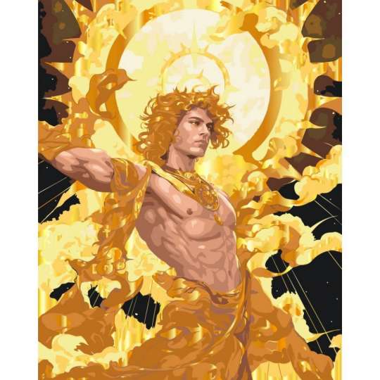 Картина по номерам "Властелин света" 16124-AC с металлизированными красками 40x50 см