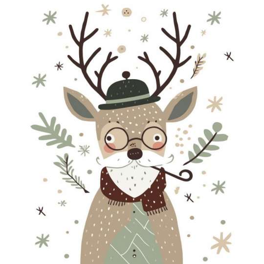 Картина по номерам "Мистер Олень" 11592-AC 40x50 см