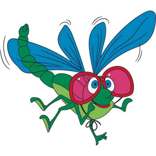 Роспись по холсту "Стрекоза" 15051-AC 25х30 см