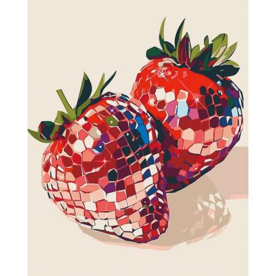 Картина по номерам "Клубничное искушение" 12029-AC 40х50 см                                                      