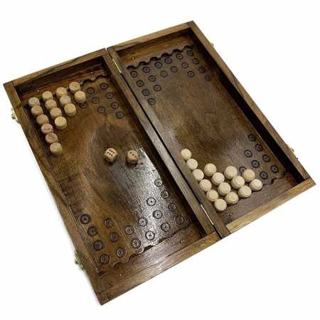Настольная игра "Нарды деревянные" Backgammon 3  NR-3540 ручная работа