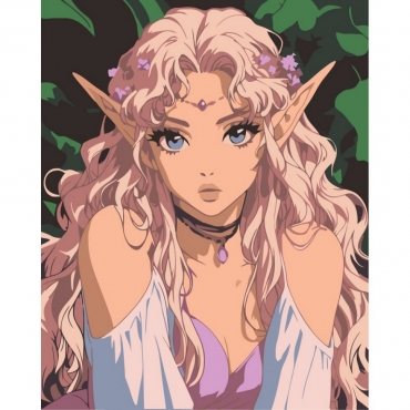 Картина по номерам "Эльфийская принцесса" 16131-AC 40х50 см                                                    