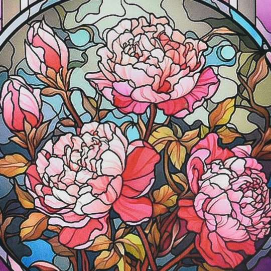 Алмазная мозаика "Лучи роз" DEEX16278 не полная выкладка 30х30 см