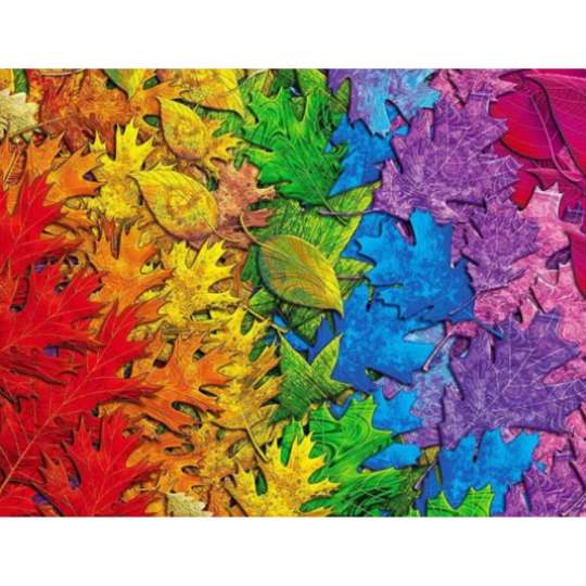 Алмазная мозаика "Цветной листопад" HEG87071 30х40 см
