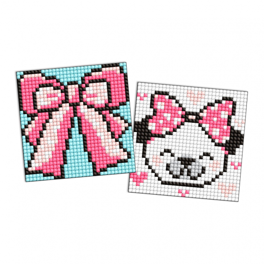 Алмазная мозаика "Бантик" Идейка AMS1055 9x9 см