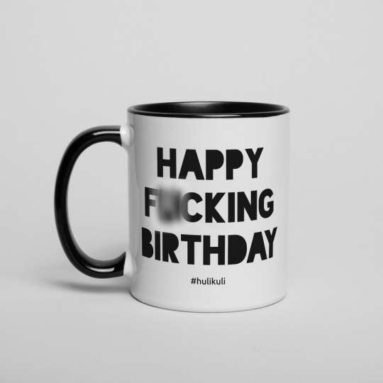 Кружка "Happy fucking birthday", англійська