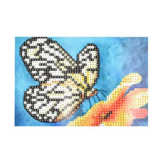 Алмазная мозаика "Волшебная бабочка" YAB28690, 10х15 см 