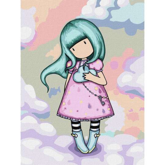 Картина по номерам "Ostara Santoro Gorjuss Collection" KHO8588, 30х40 см