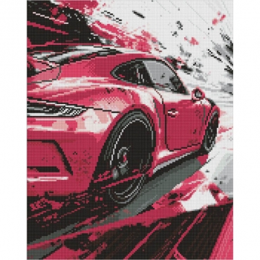 Алмазная мозаика "Розовый стиль" AMO8251, 40х50 см