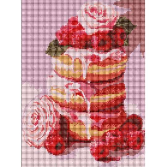 Алмазная мозаика "Розовые панкейки" ©art_selena_ua AMO20179, 30х40 см