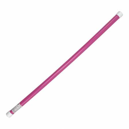 Палка гимнастическая тренировочная 20270(Pink) длина 80 см, d 27 мм