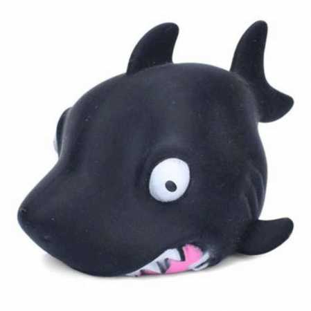 Детская игрушка-антистресс "Акула" MS 4043(Black) с мукой, 10 см