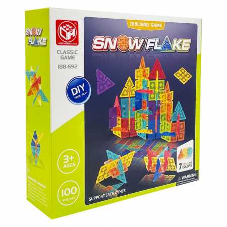 Детский набор конструктора "Snow Flake" 188-692, 100 деталей