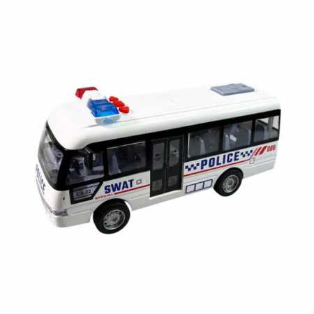 Детский инерционный автобус YM-9906F(White) 19х6,5х8 см