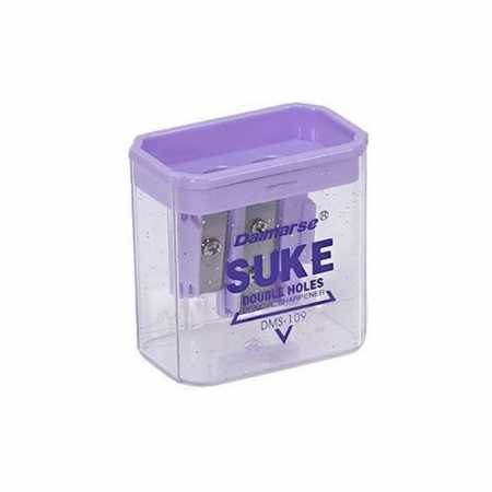 Точилка двойная DAIMARSE DMS-109(Violet) фиолетовый, 4,8х5х3 см
