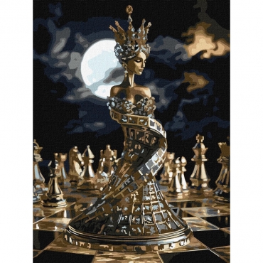 Картина по номерам "Ход королевы" ©art_selena_ua KHO8560, 30х40 см