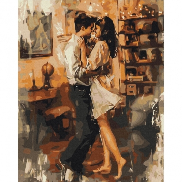 Картина по номерам "В объятиях любви" BS53918, 40х50 см