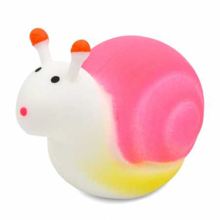 Детская игрушка-антистресс "Улитка" MS 4044(Pink) размер 8,5 см, мука