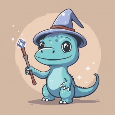 Картина по номерам "Хвостатый колдун" 15607-AC 30х30 см