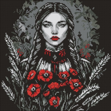 Алмазная мозаика "Женская сила" AMO8223, 40х40 см