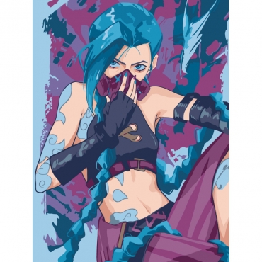 Картина по номерам "Аркейн. Джинкс" 16172-AC 30x40 см