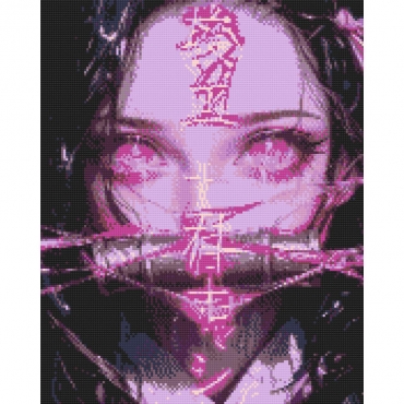 Алмазная мозаика "Незуко Камадо" OD31519, 40х50 см