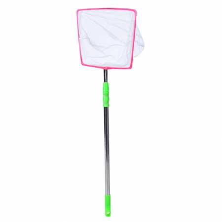 Сачок для бабочек MS 4388(Green-Pink) телескопическая ручка 46-69 см