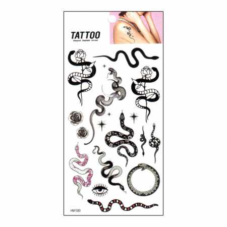 Временная татуировка "Snakes Tattoo" 1020-HM1593