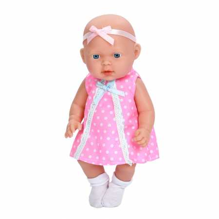 Интерактивная игрушка Пупс 225-B-E(Pink-2) со звуком, высота 26 см