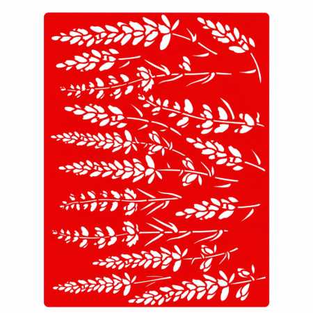 Трафарет многоразовый "Лаванда #388" FDTR 388, 15x20 см