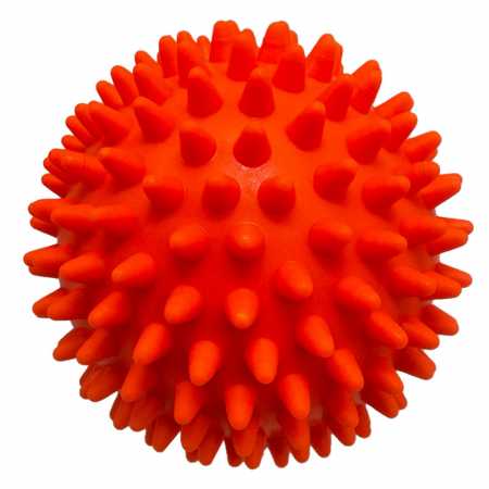 Мяч массажный MS 2096-2(Orange) размер 7,5 см, оранжевый