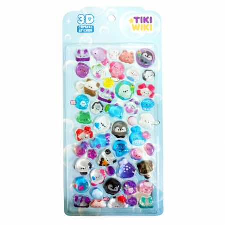 Набор 3D-наклеек "Тики море S2" Tiki Wiki 25ESE009-08 серии Crystal