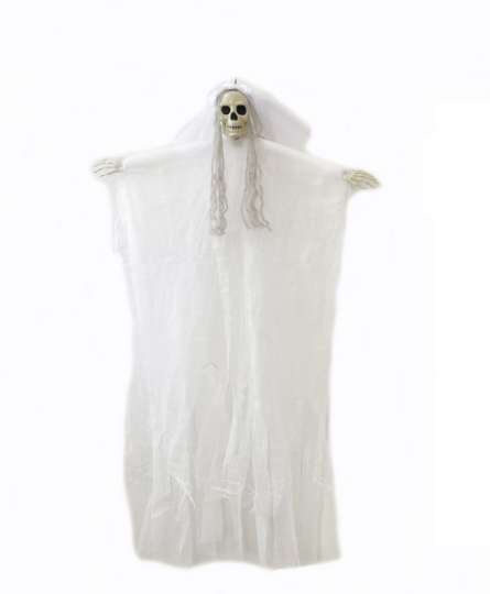 Подвесной декор на Хеллоуин Смерть 13631 100х62 см белый