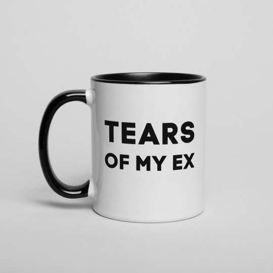 Кружка "Tears of my ex", англійська
