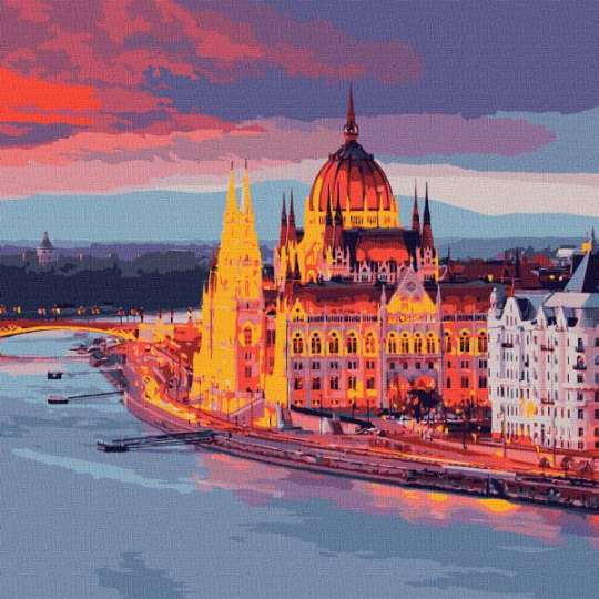 Картина по номерам - Любимый Будапешт Идейка 50х50 см (KHO3602)