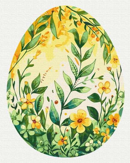 Квіткове Великоднє яйце