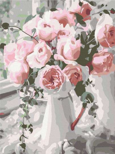 Букет ніжних троянд