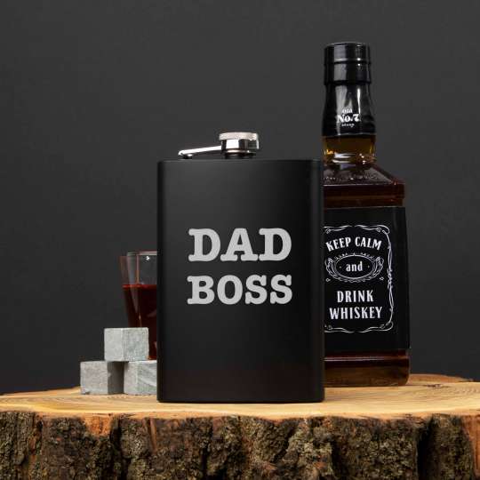 Фляга "Dad boss", англійська
