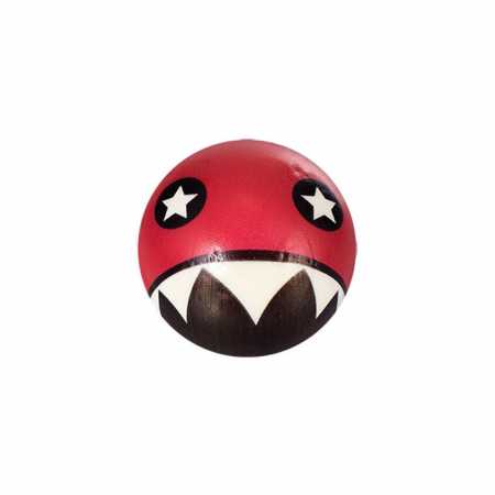 Мяч детский Монстрик Bambi MS 3438-2 диаметр 7,6 см фомовый Красный