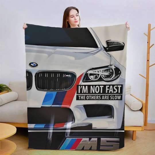 Плед 3D BMW M5 2960_A 13437 160х200 см