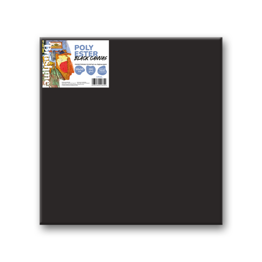 Полотно поліестер чорне 50х50