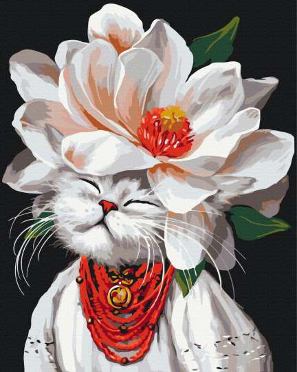 Киця-магнолія © Маріанна Пащук