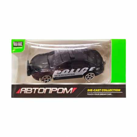 Детская металлическая машинка АвтоПром 7629 масштаб 1:64   Police Седан