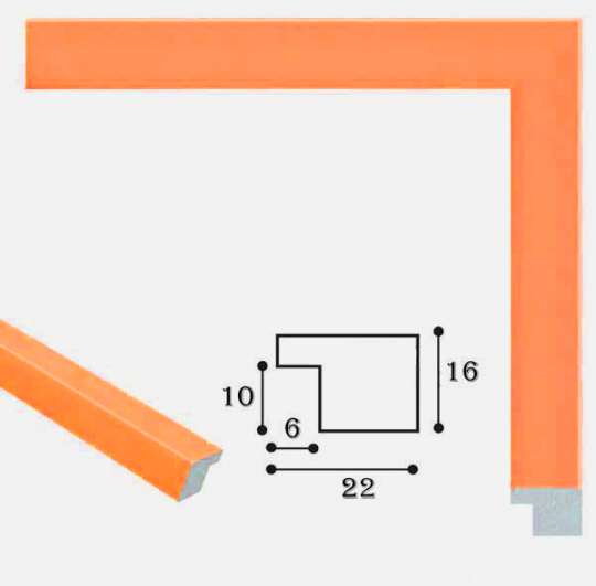 Багетна рамка 2216 - 61 (помаранчевий)