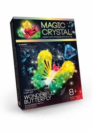 Детский набор для проведения опытов "MAGIC CRYSTAL" OMC-01 безопасный Замечательнаябабочка