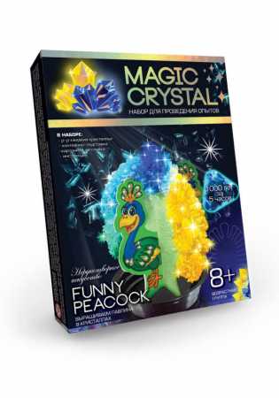 Детский набор для проведения опытов "MAGIC CRYSTAL" OMC-01 безопасный Забавныйпавлин