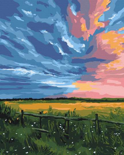 Захід сонця на хуторі © Інна Шевякова